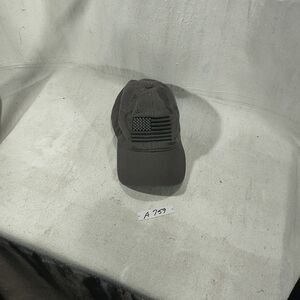 Men's Adjustable Charcoal Grey Black And Grey American Flag Cap By Cap America